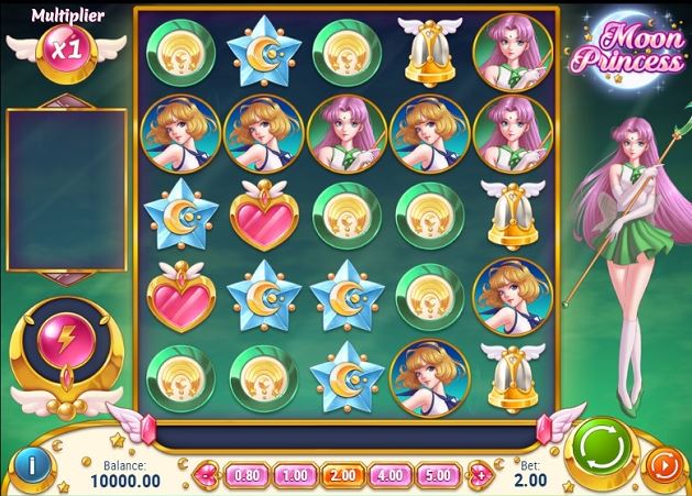 sailor moon slots game play